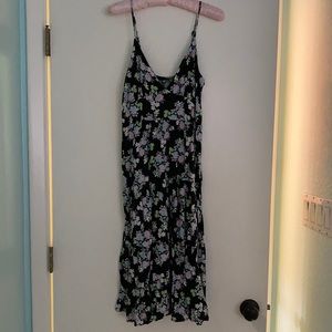 NWOT Sundress Black Floral
